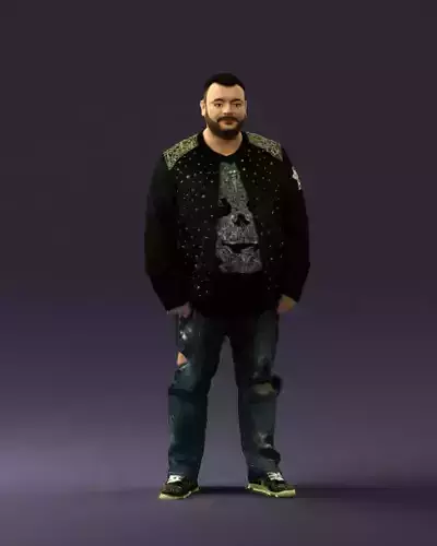 Man in black jacket 18 0525