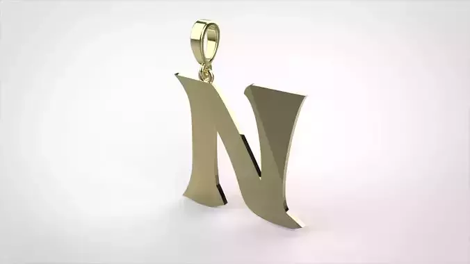  pendant alphabet rebucked N medium