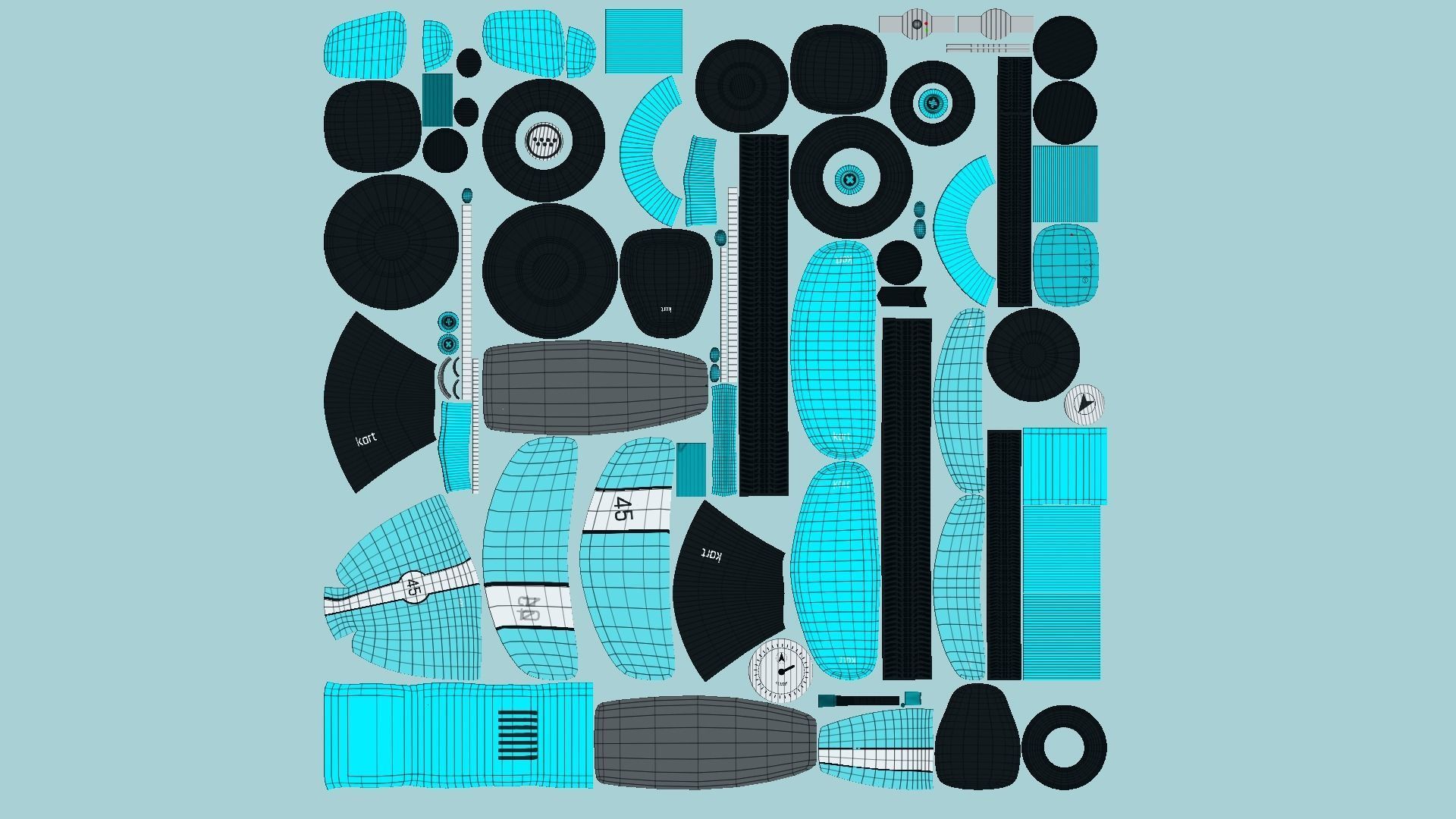 10 Cartoon Karts A Collection - Vehicle Racing Design _78