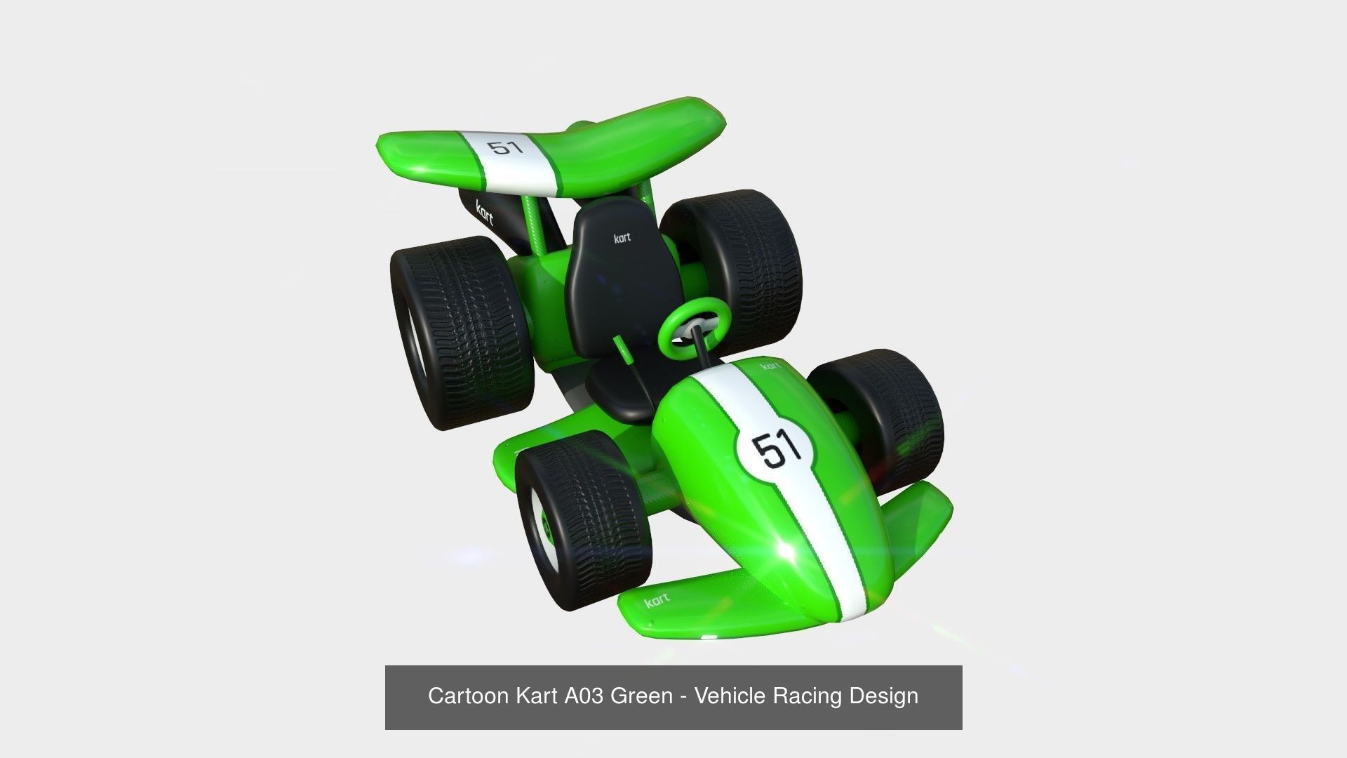 10 Cartoon Karts A Collection - Vehicle Racing Design _4