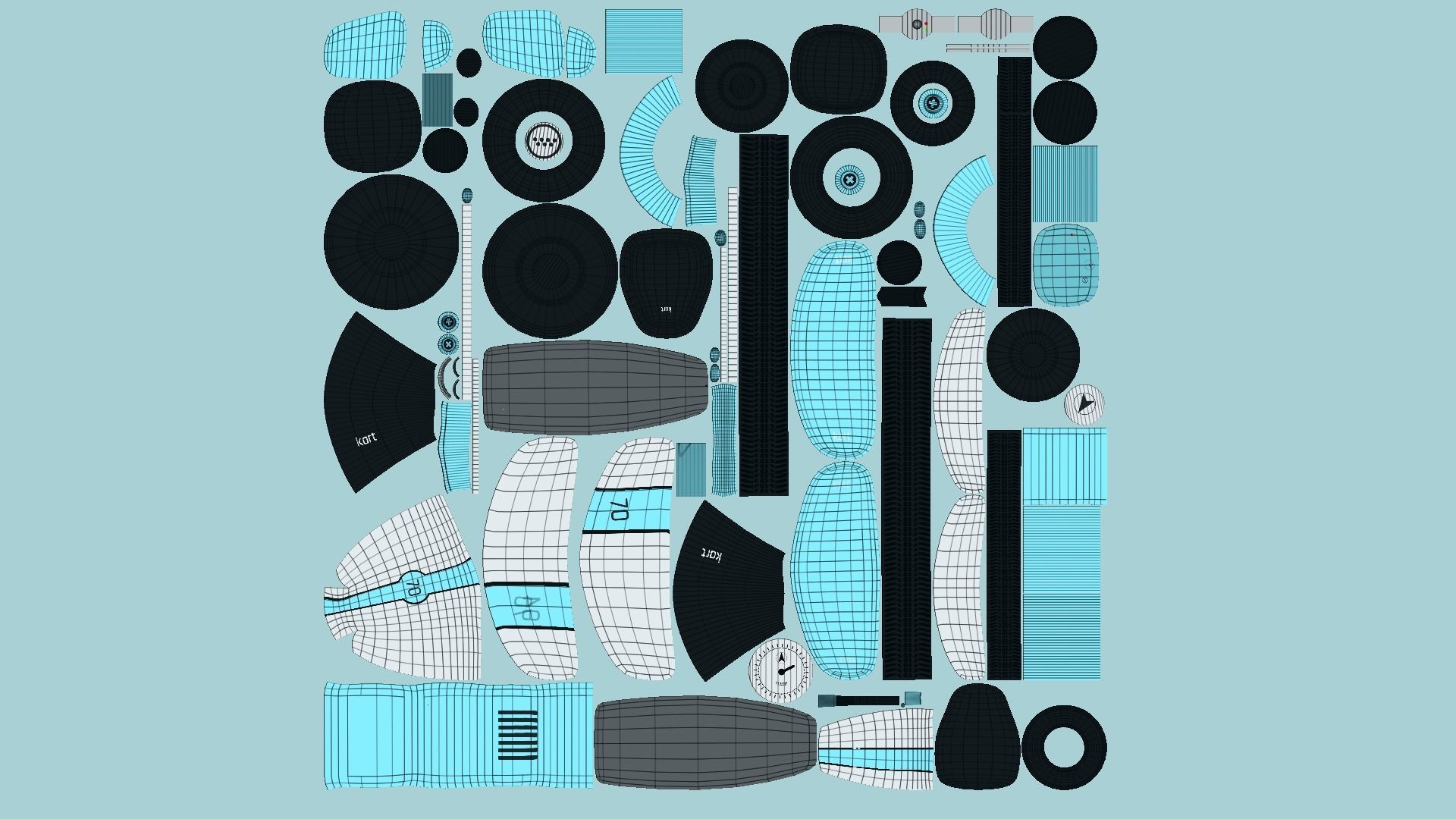 10 Cartoon Karts A Collection - Vehicle Racing Design _81