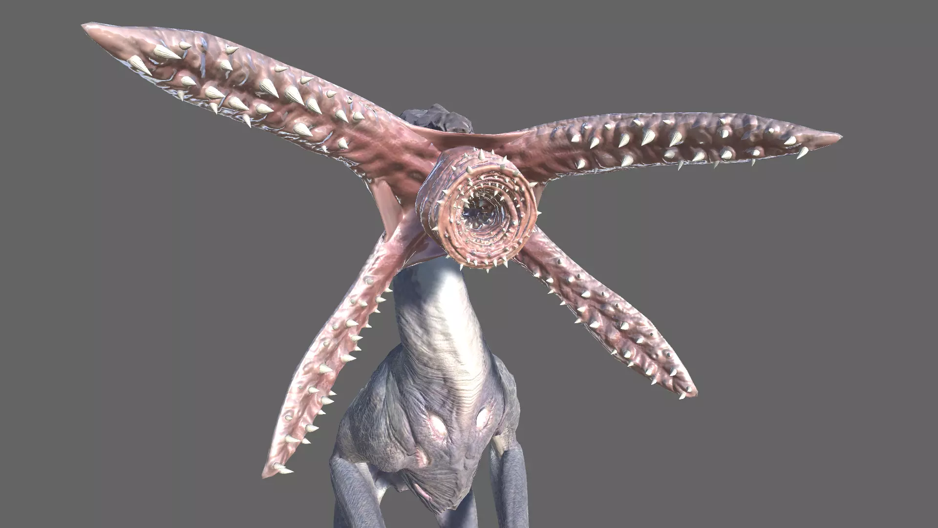 Alien Hunter Low-poly 3D model_0