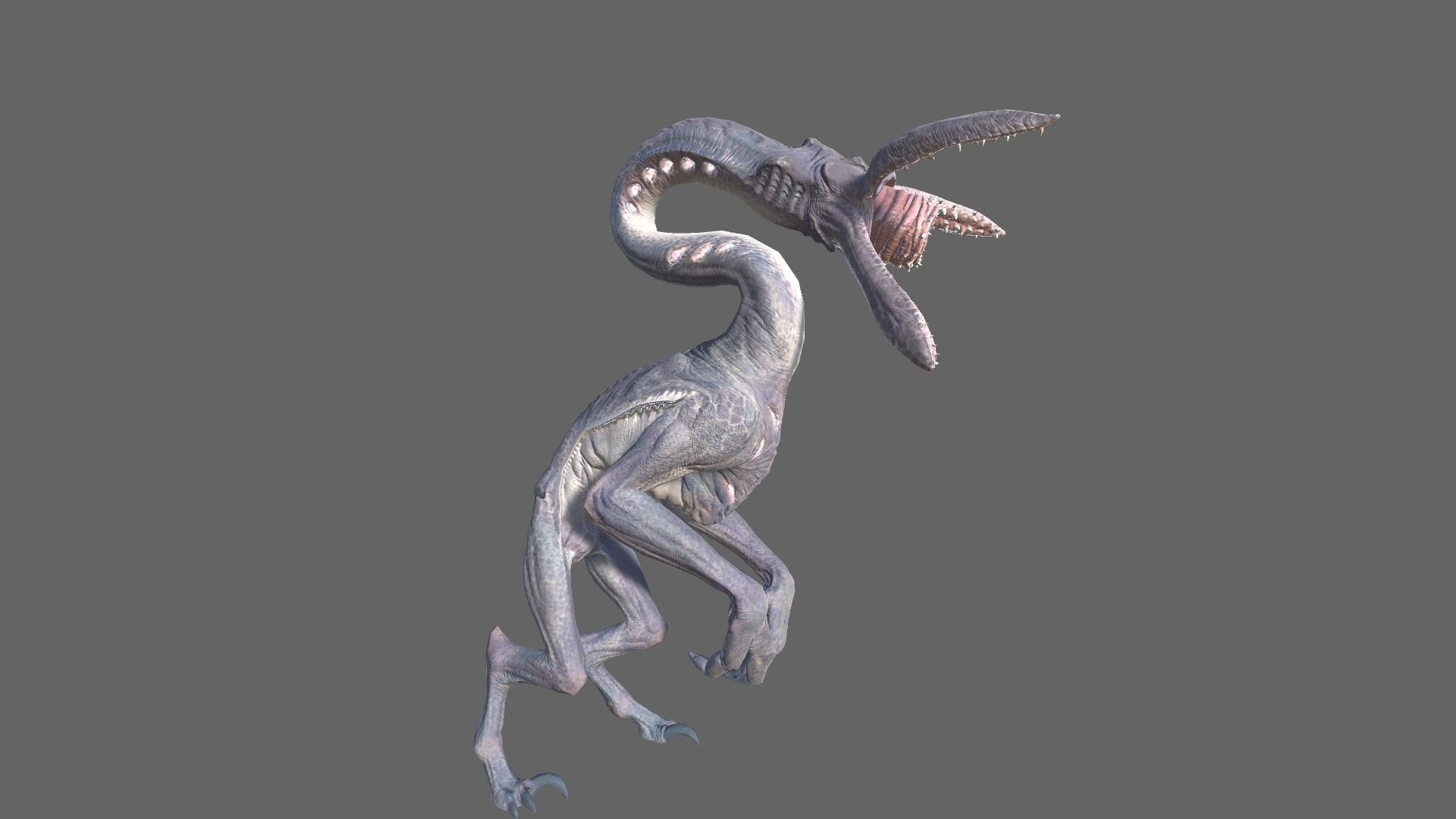 Alien Hunter Low-poly 3D model_8