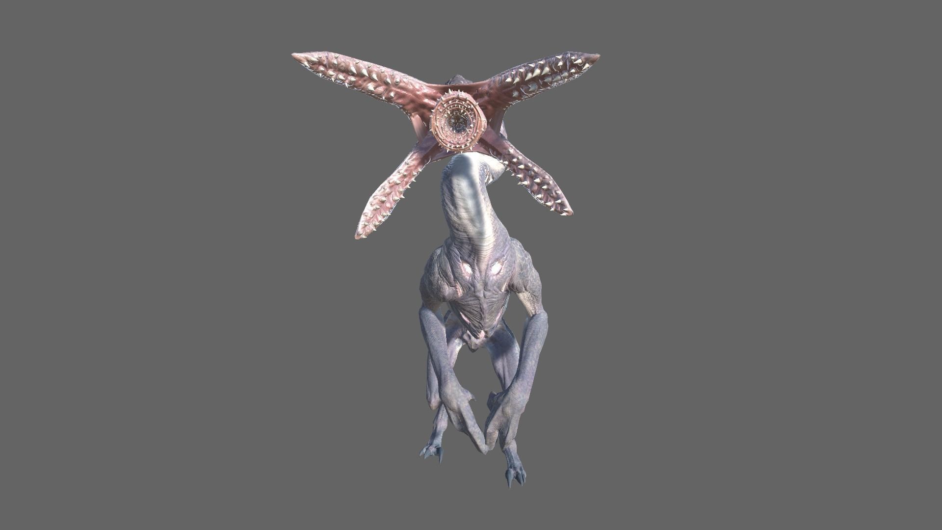 Alien Hunter Low-poly 3D model_1