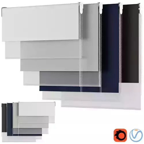 Roller Blind 96 DOUBLE ROLLER BLIND Dual Roller Shades