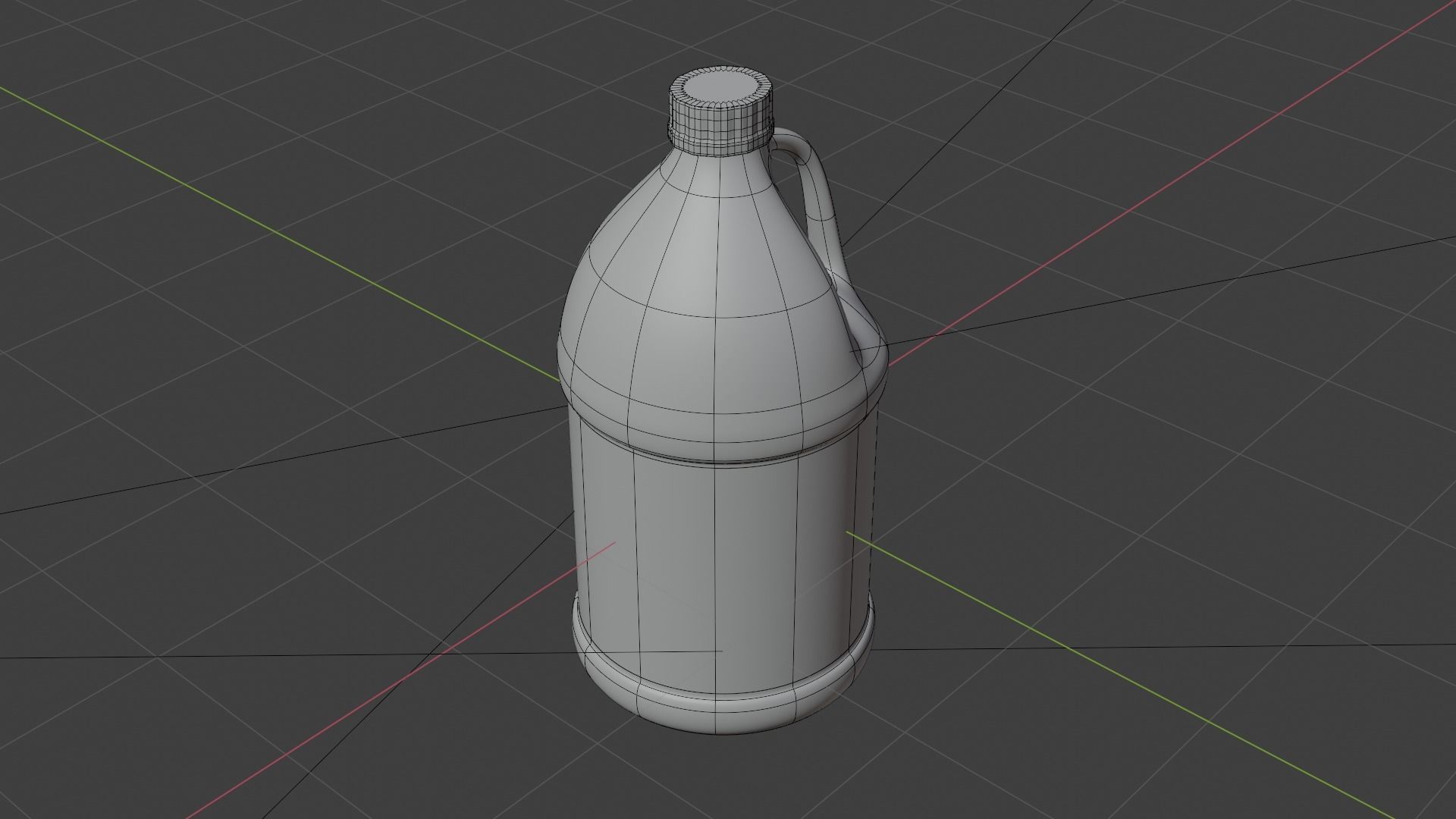Gallon Jug Bottle 3D model_6