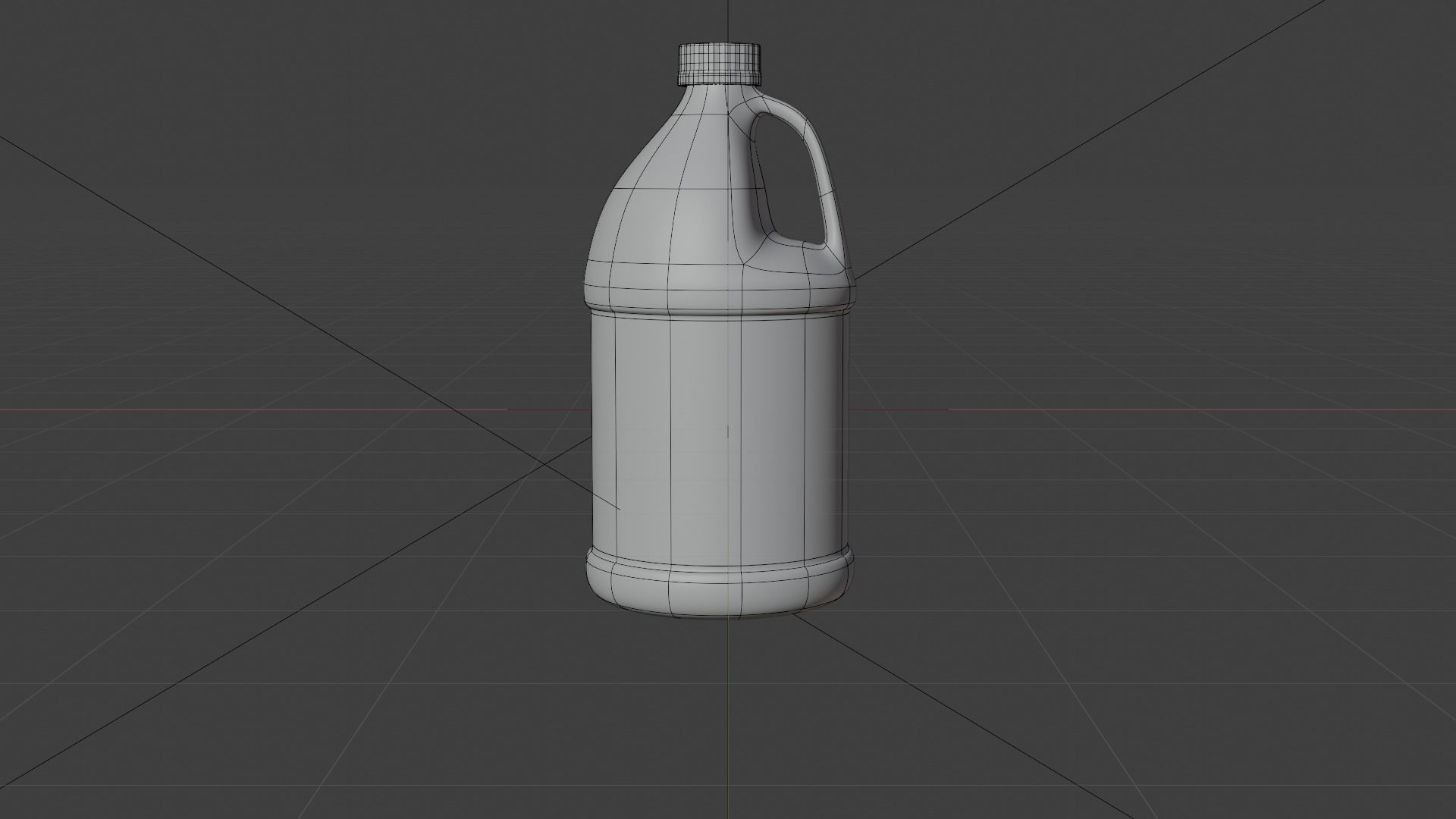 Gallon Jug Bottle 3D model_7