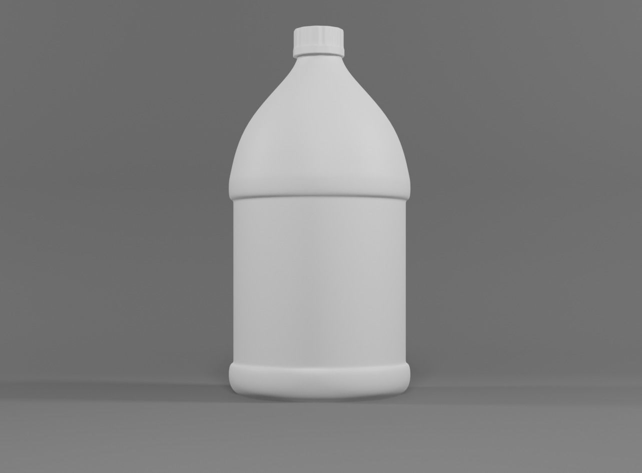 Gallon Jug Bottle 3D model_2