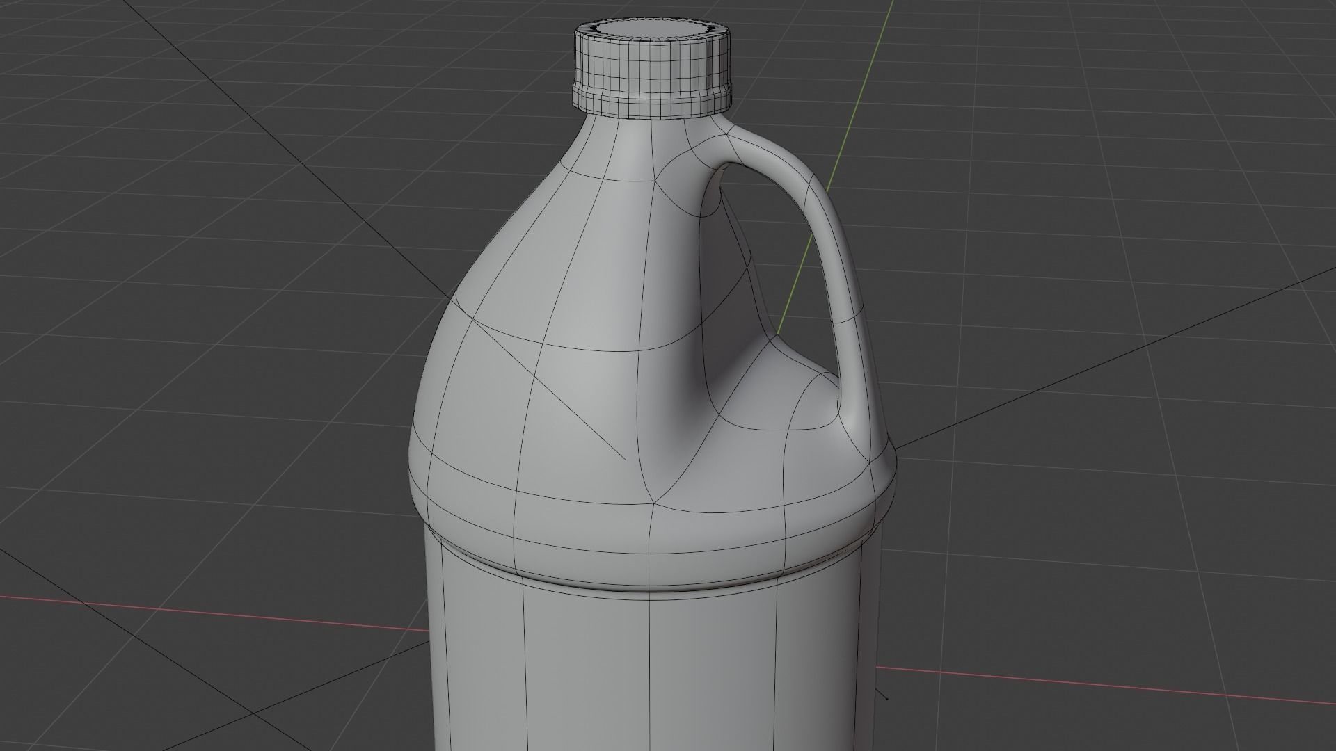 Gallon Jug Bottle 3D model_4