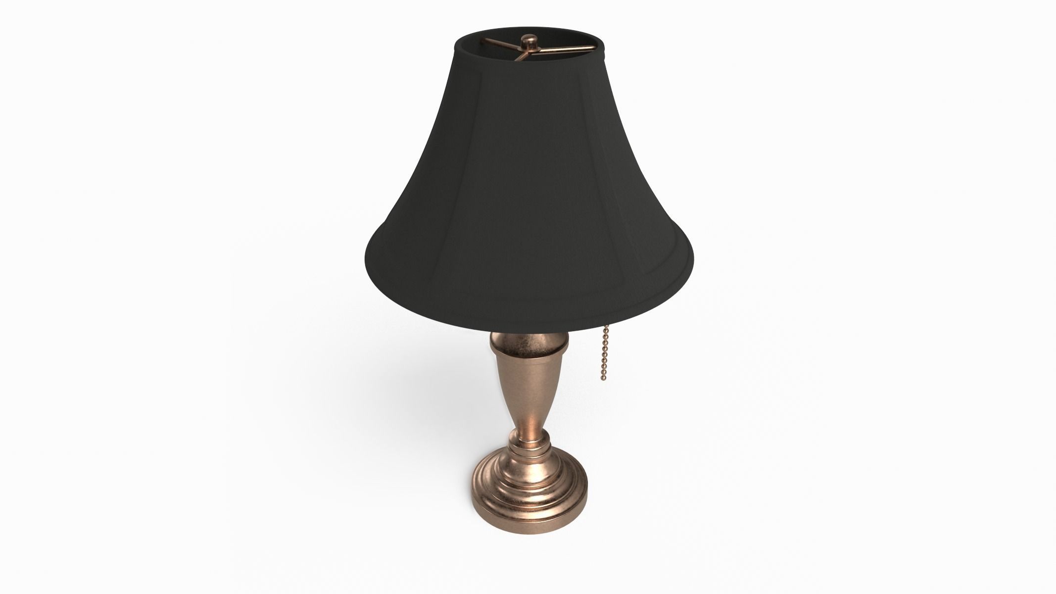Vintage Table Lamp 3D model_3
