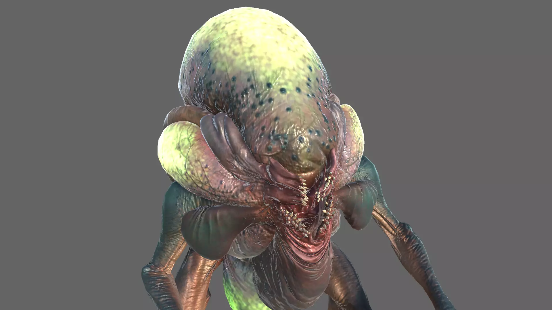 Alien Sapper Low-poly 3D model