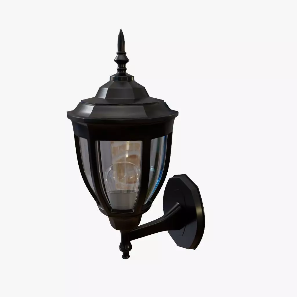 Outdoor Street Light 3D model_0