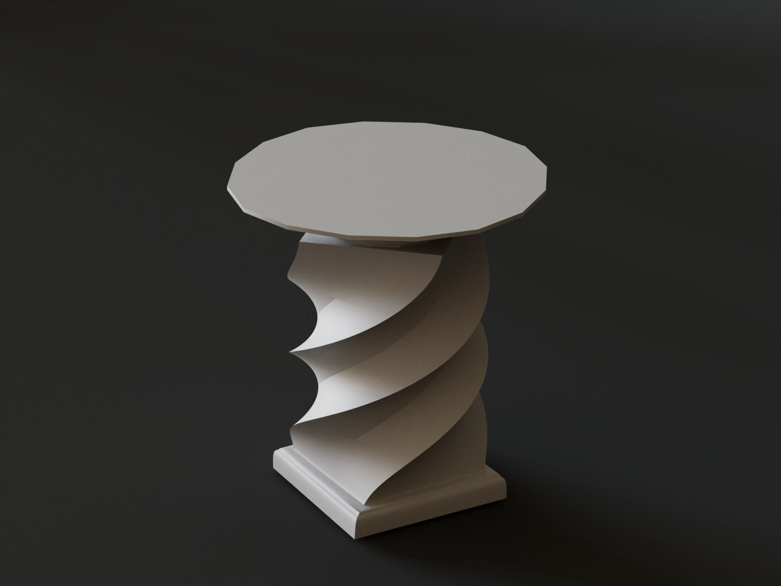 Pedestal 07 3D print model_4