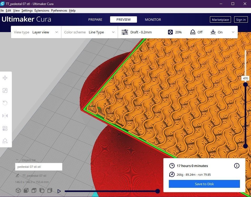 Pedestal 07 3D print model_11
