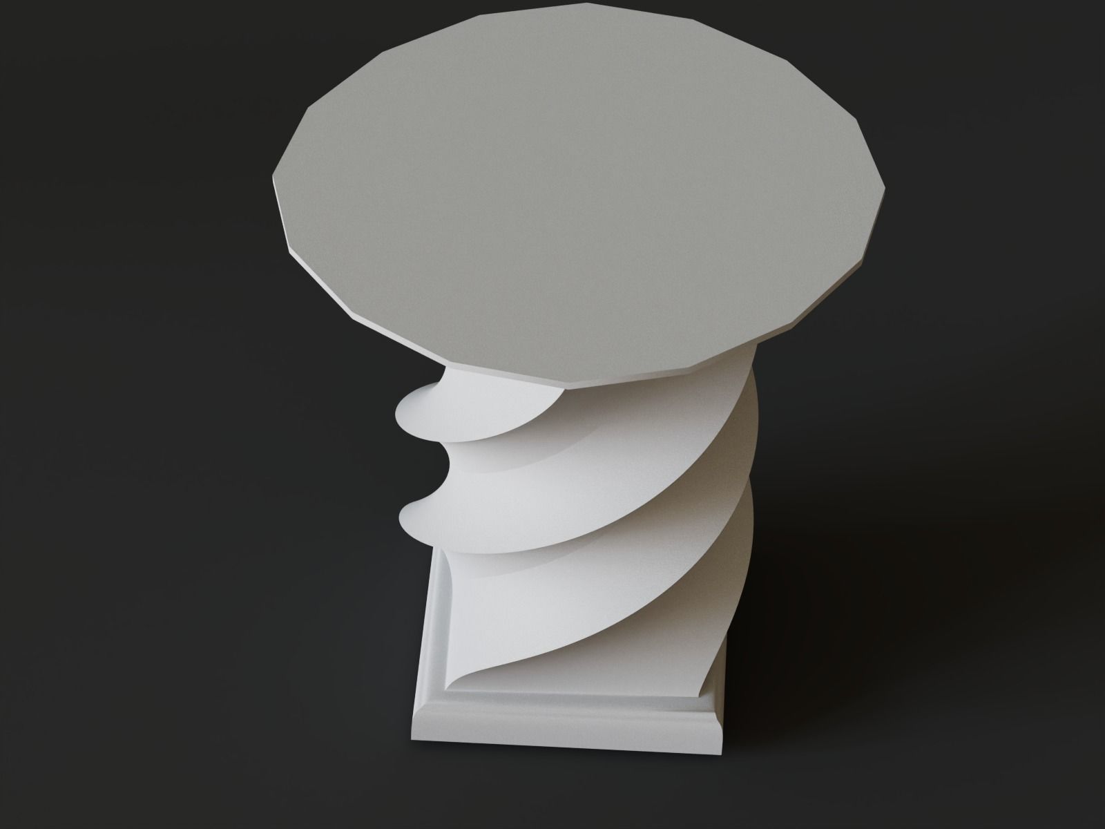 Pedestal 07 3D print model_5