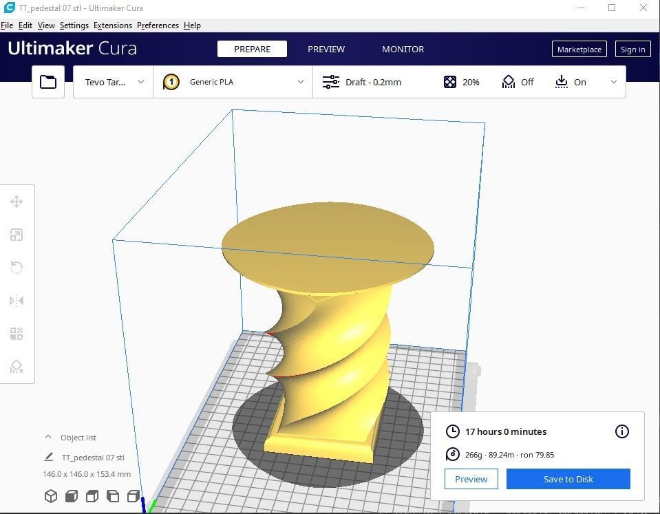 Pedestal 07 3D print model_13