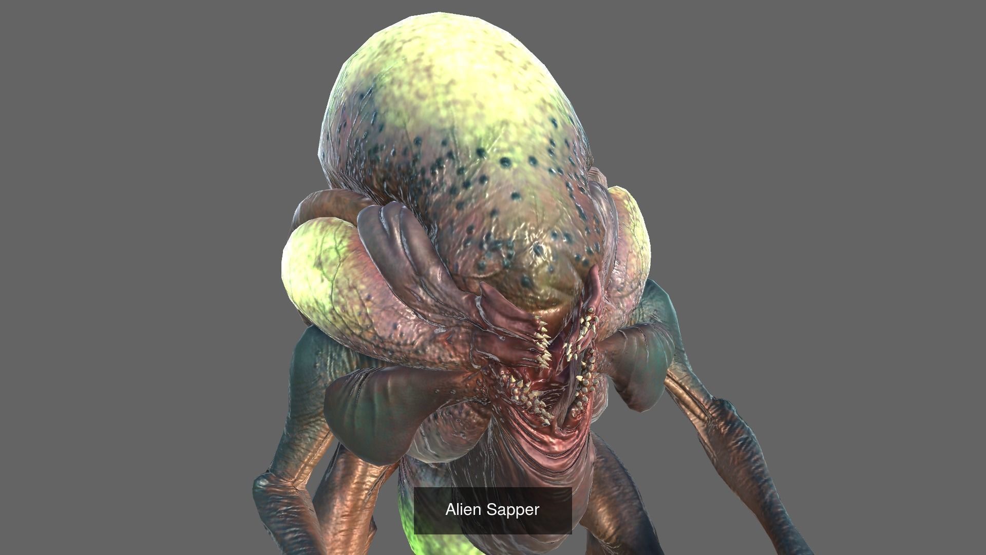 Alien Invasion 3D Model Collection_7