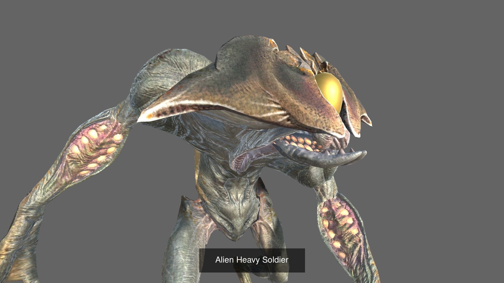 Alien Invasion 3D Model Collection_5