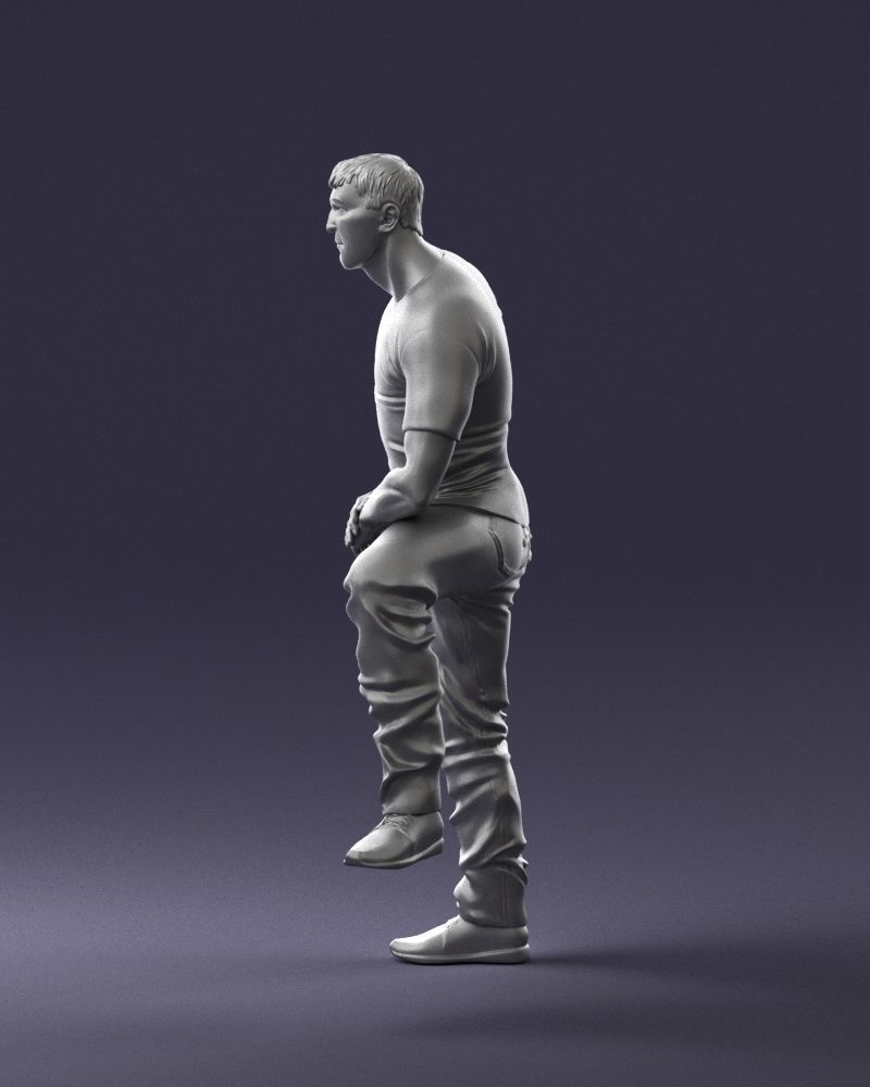 000229 Strong Man in Sitting Pose 1201 3D model_26