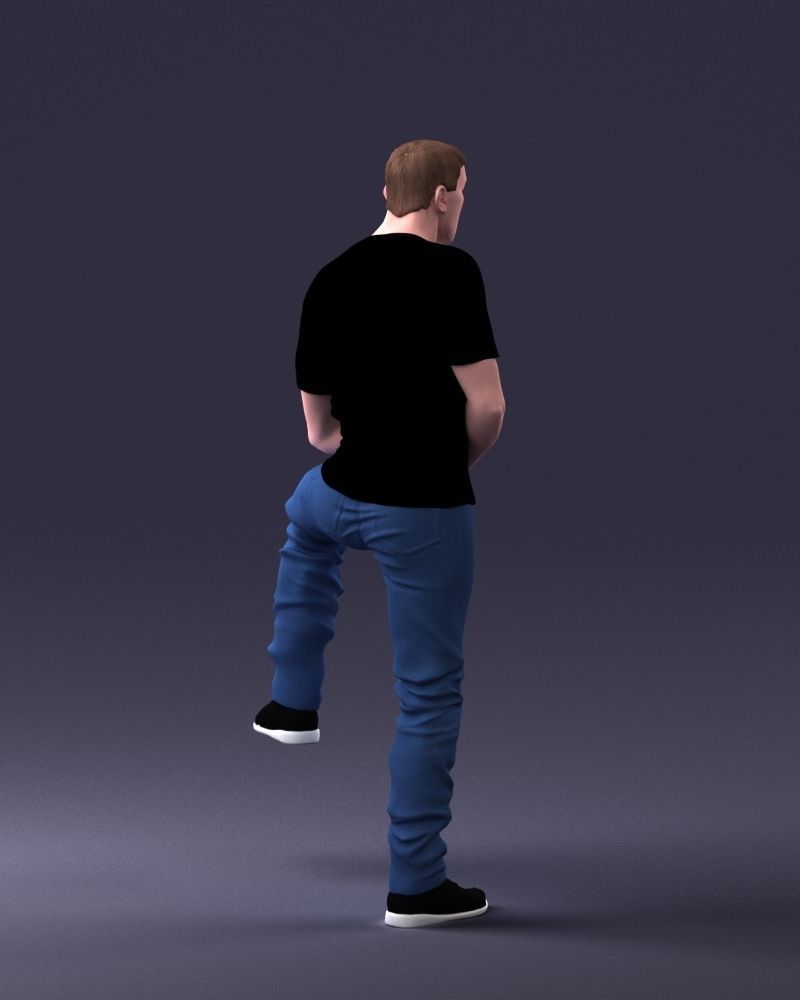 000229 Strong Man in Sitting Pose 1201 3D model_16