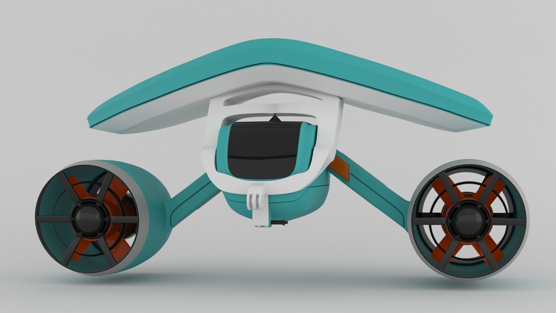 Underwater Scooter 3D model_1