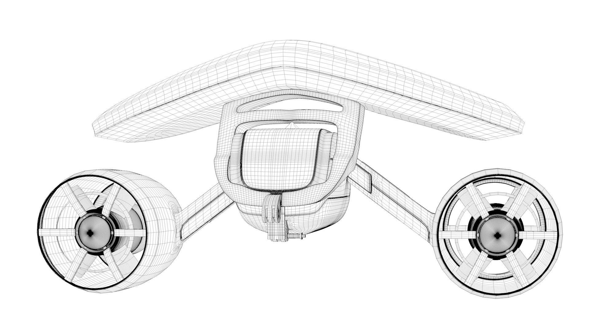 Underwater Scooter 3D model_11