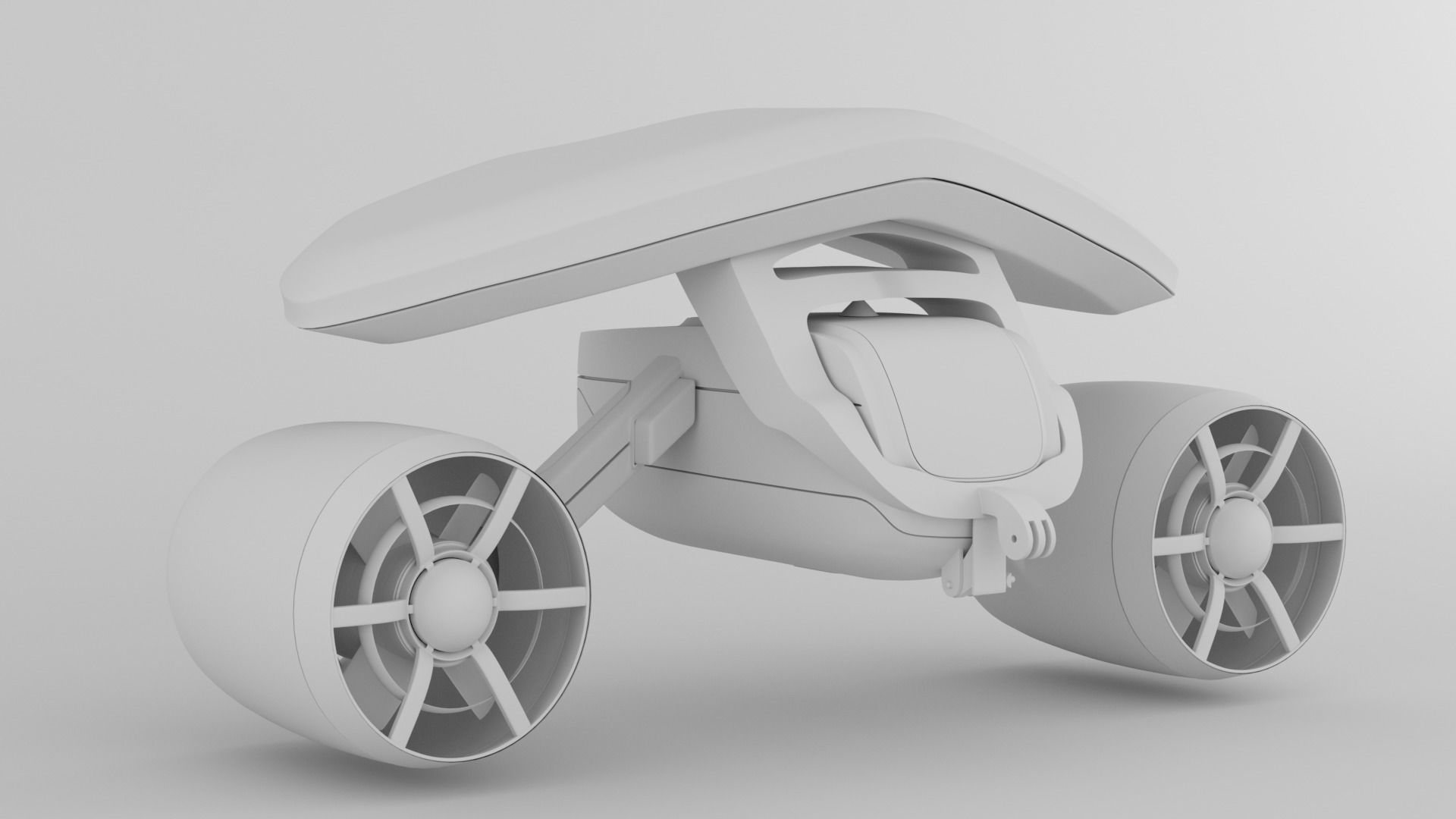 Underwater Scooter 3D model_13