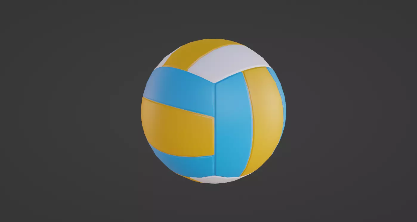 volleyball ball 3D model
