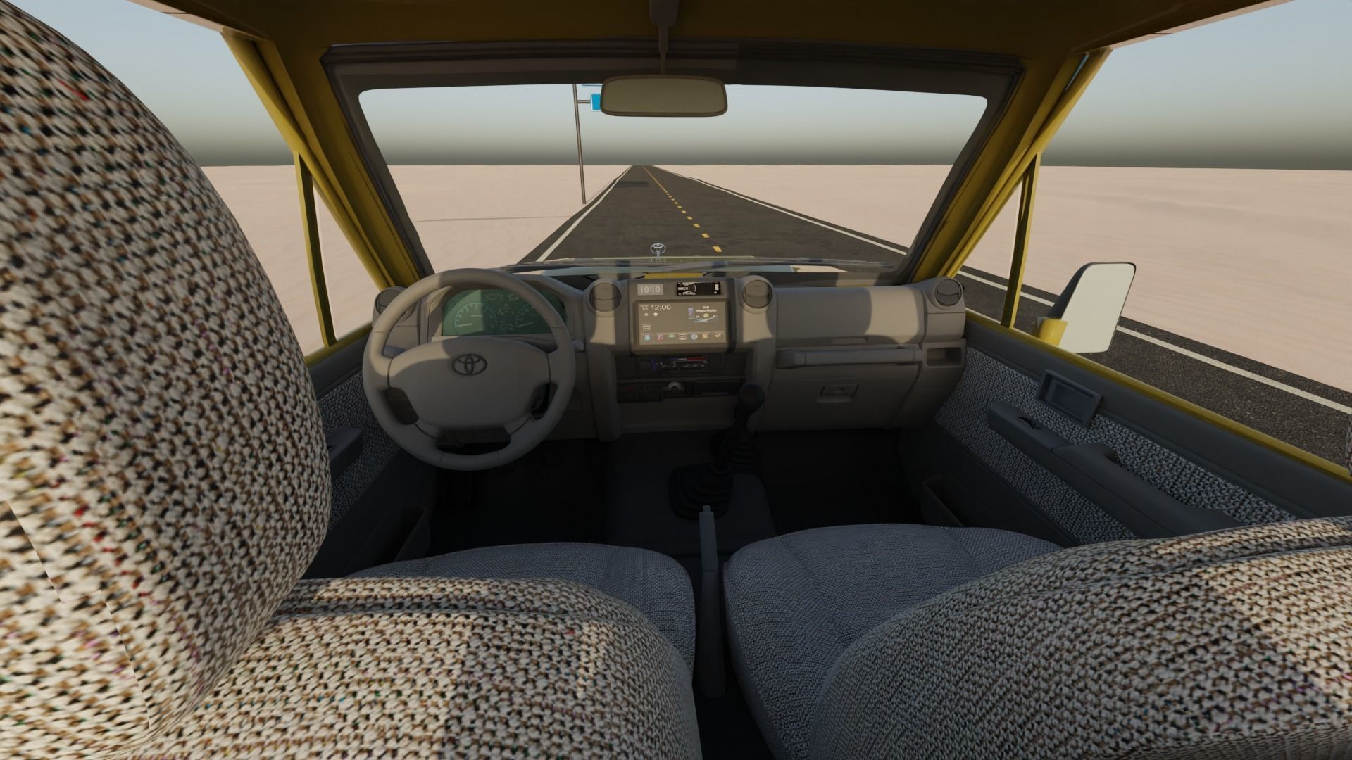 Toyota Land Cruiser Low-poly 3D model_4