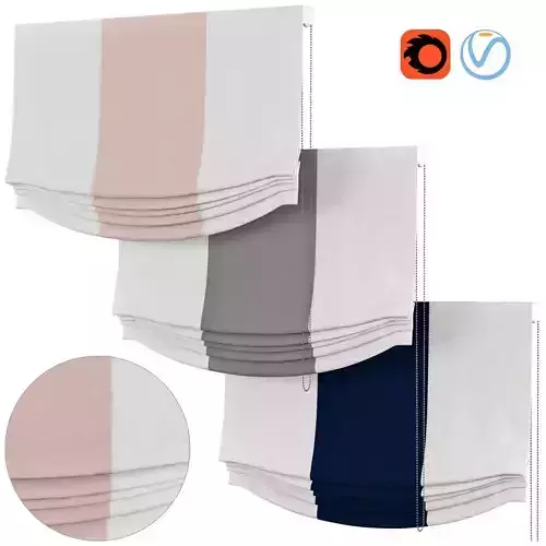 Roman Curtains 168 Etsy Relaxed Roman Shade 2 color Combo