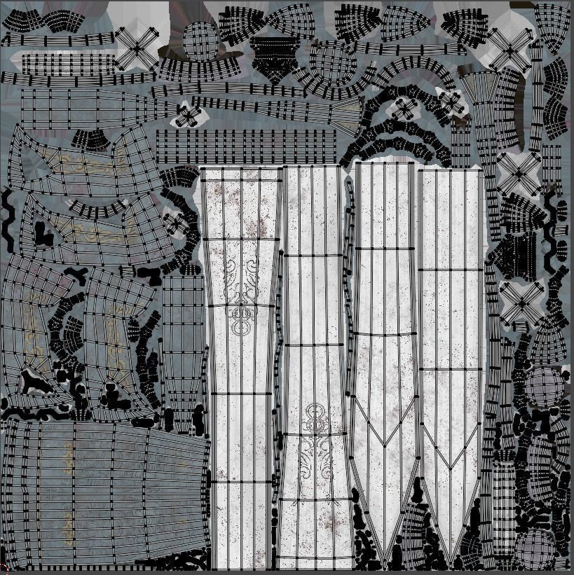 sword Low-poly 3D model_6