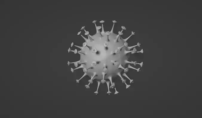 coronavirus 3D model