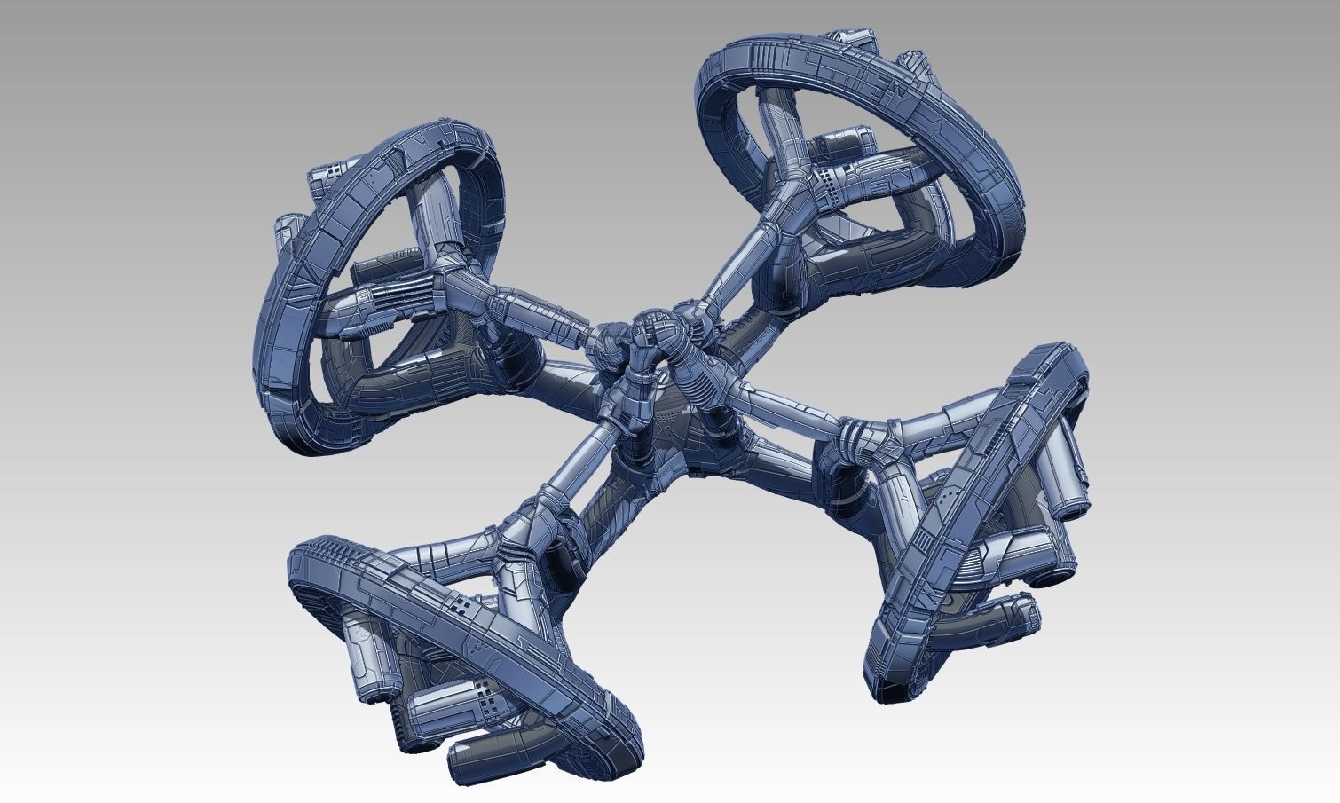 space equipment node 00124 3D model_7