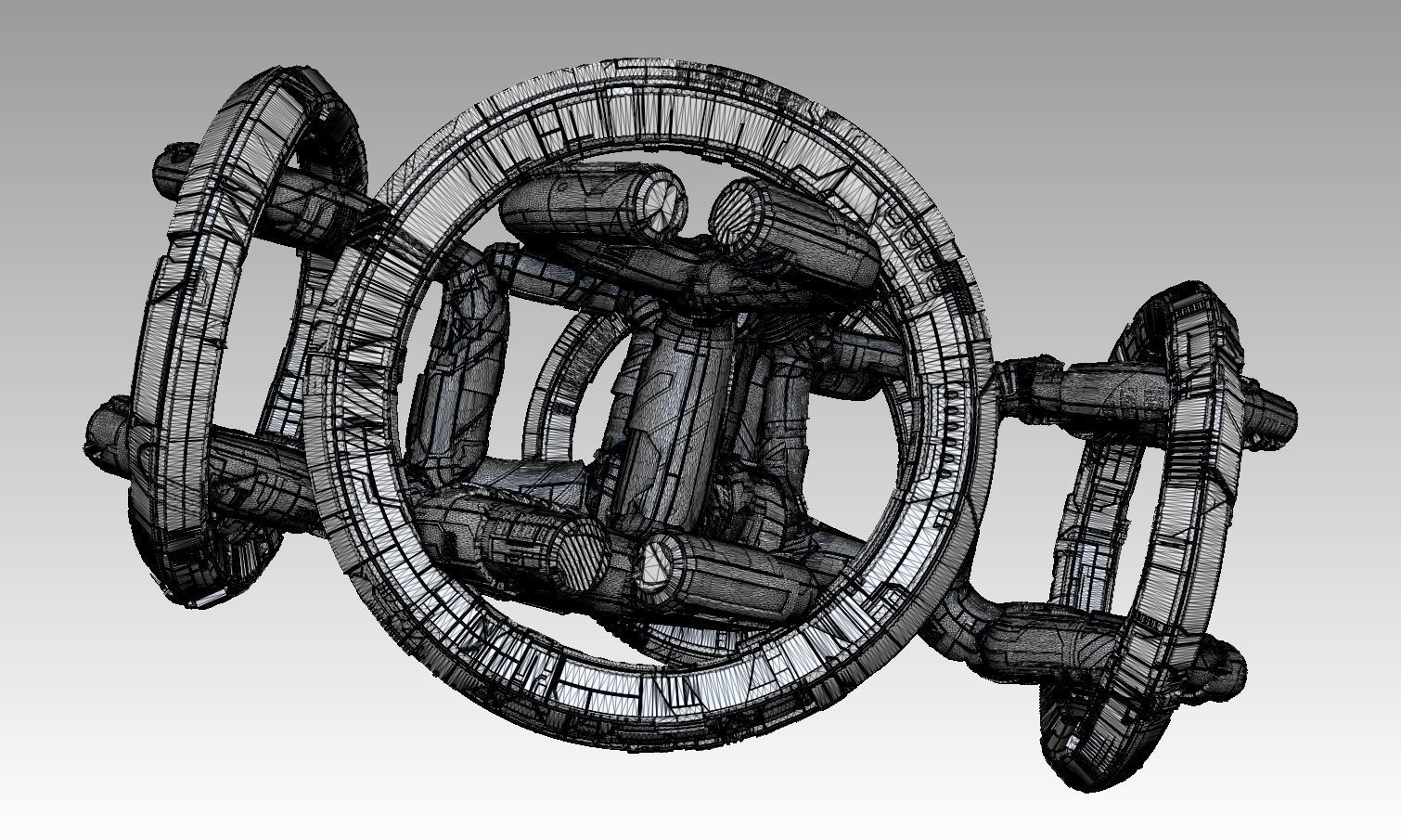 space equipment node 00124 3D model_5
