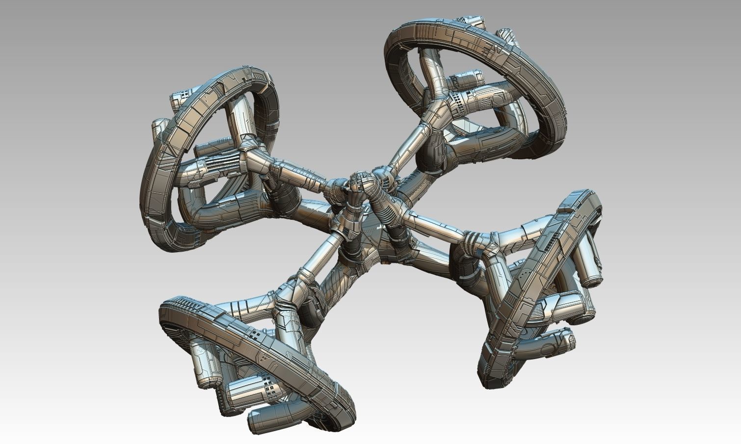 space equipment node 00124 3D model_6