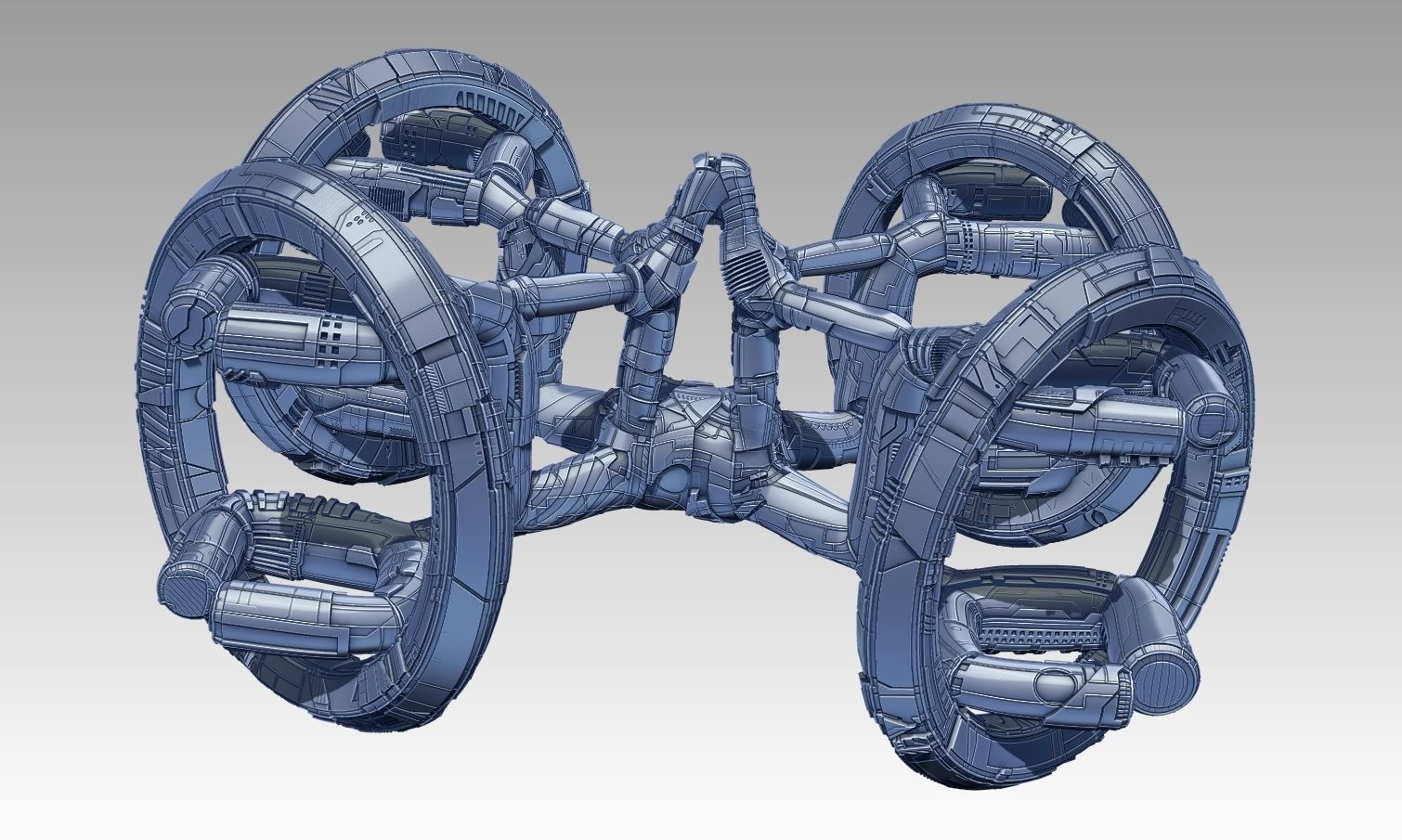 space equipment node 00124 3D model_1