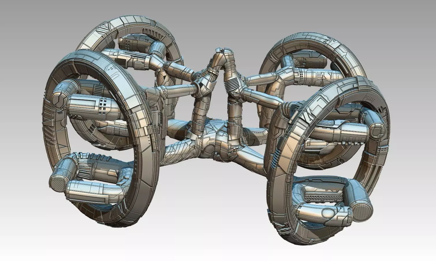 space equipment node 00124 3D model_0