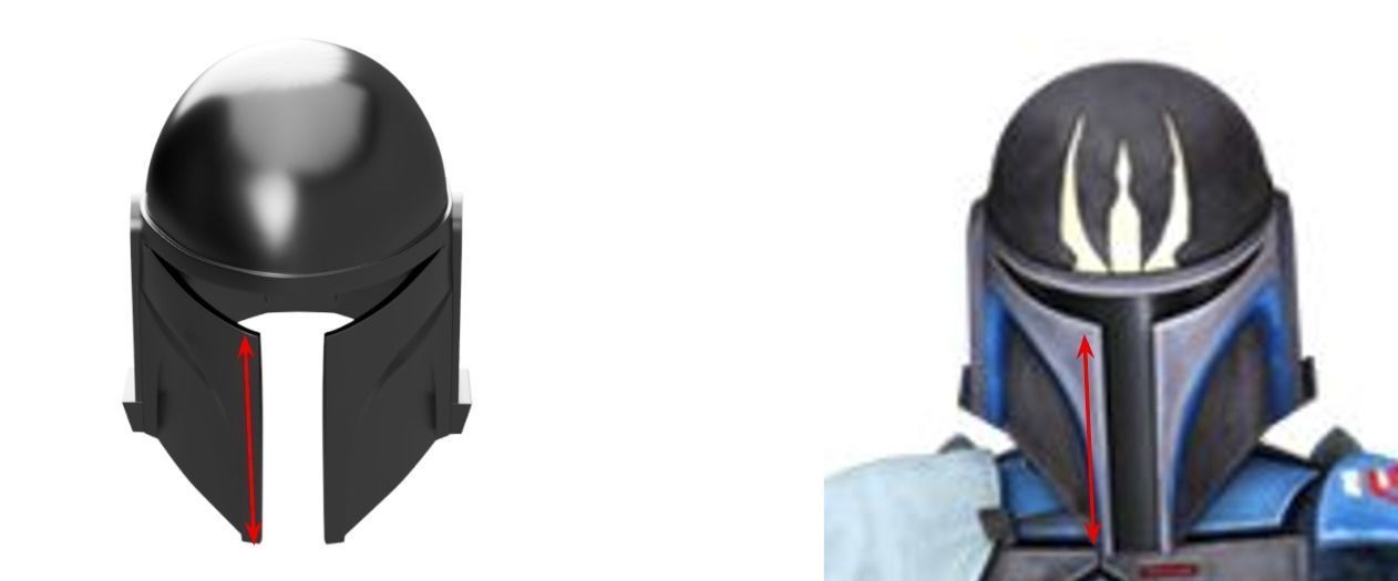 Star Wars TCW S2 - Pre Vizsla and Deathwatch Helmet 3D print model_8