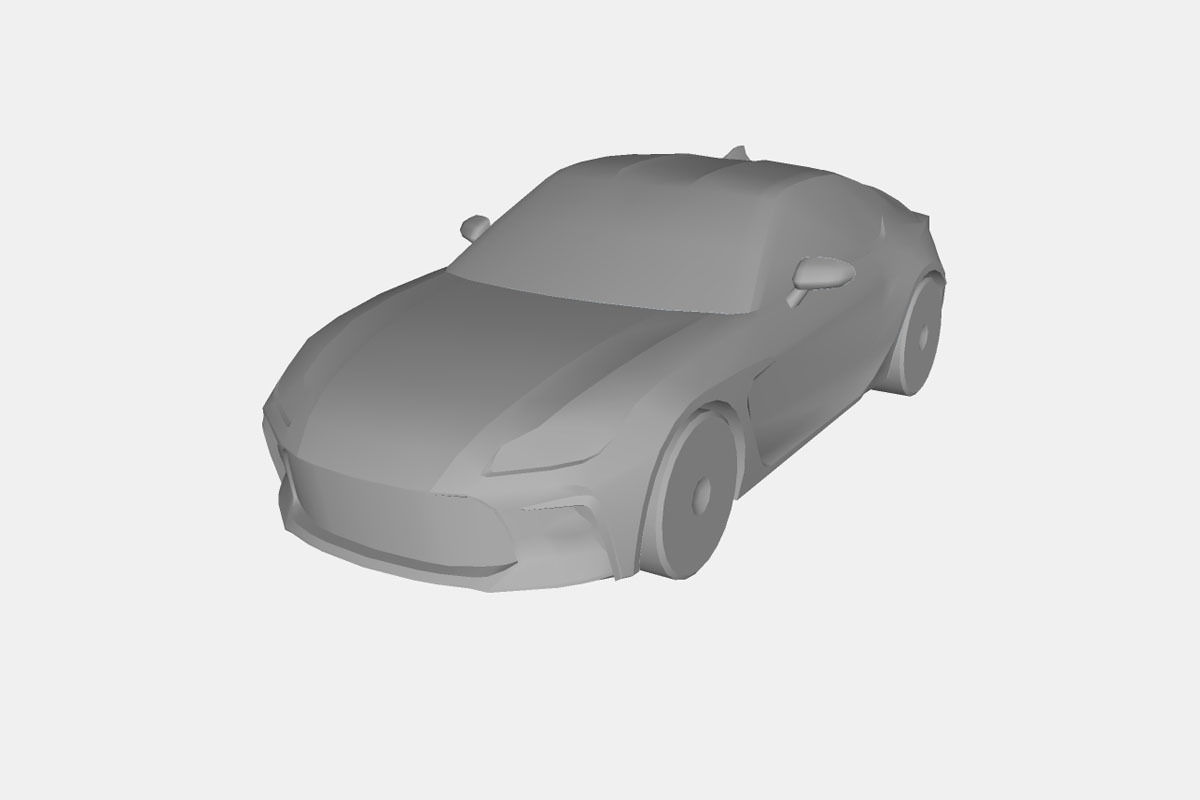 Toyota GR 86 2022 Low-poly 3D model_20