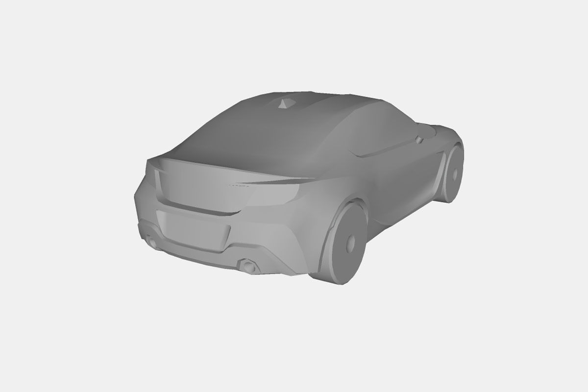 Toyota GR 86 2022 Low-poly 3D model_21