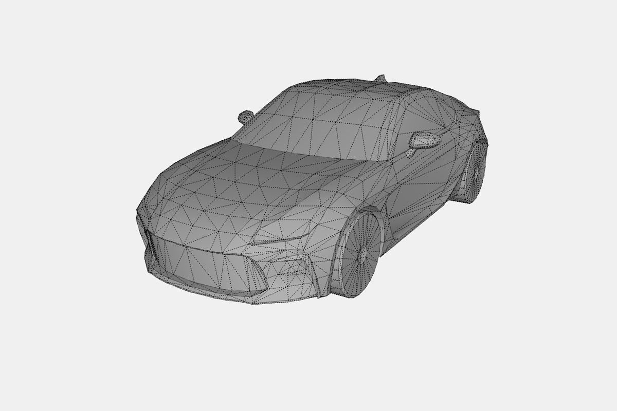 Toyota GR 86 2022 Low-poly 3D model_18