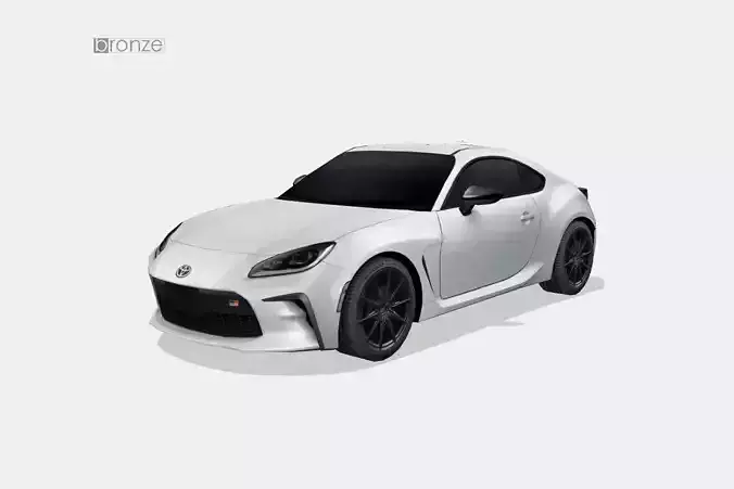Toyota GR 86 2022 Low-poly 3D model Toyota GR 86 2022 Low-poly 3D model