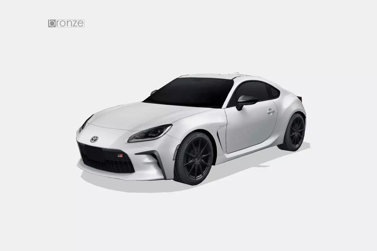 Toyota GR 86 2022 Low-poly 3D model_0
