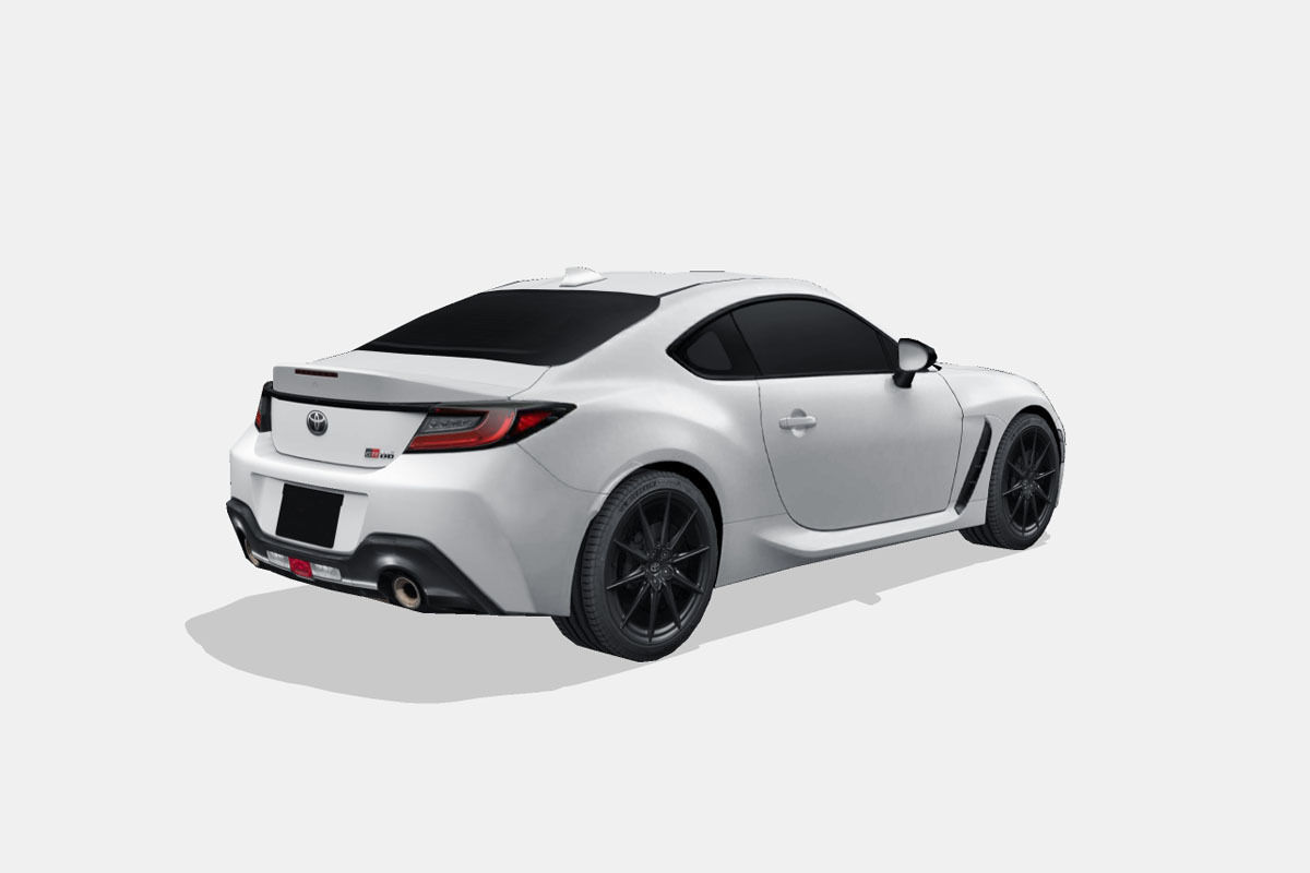 Toyota GR 86 2022 Low-poly 3D model_2