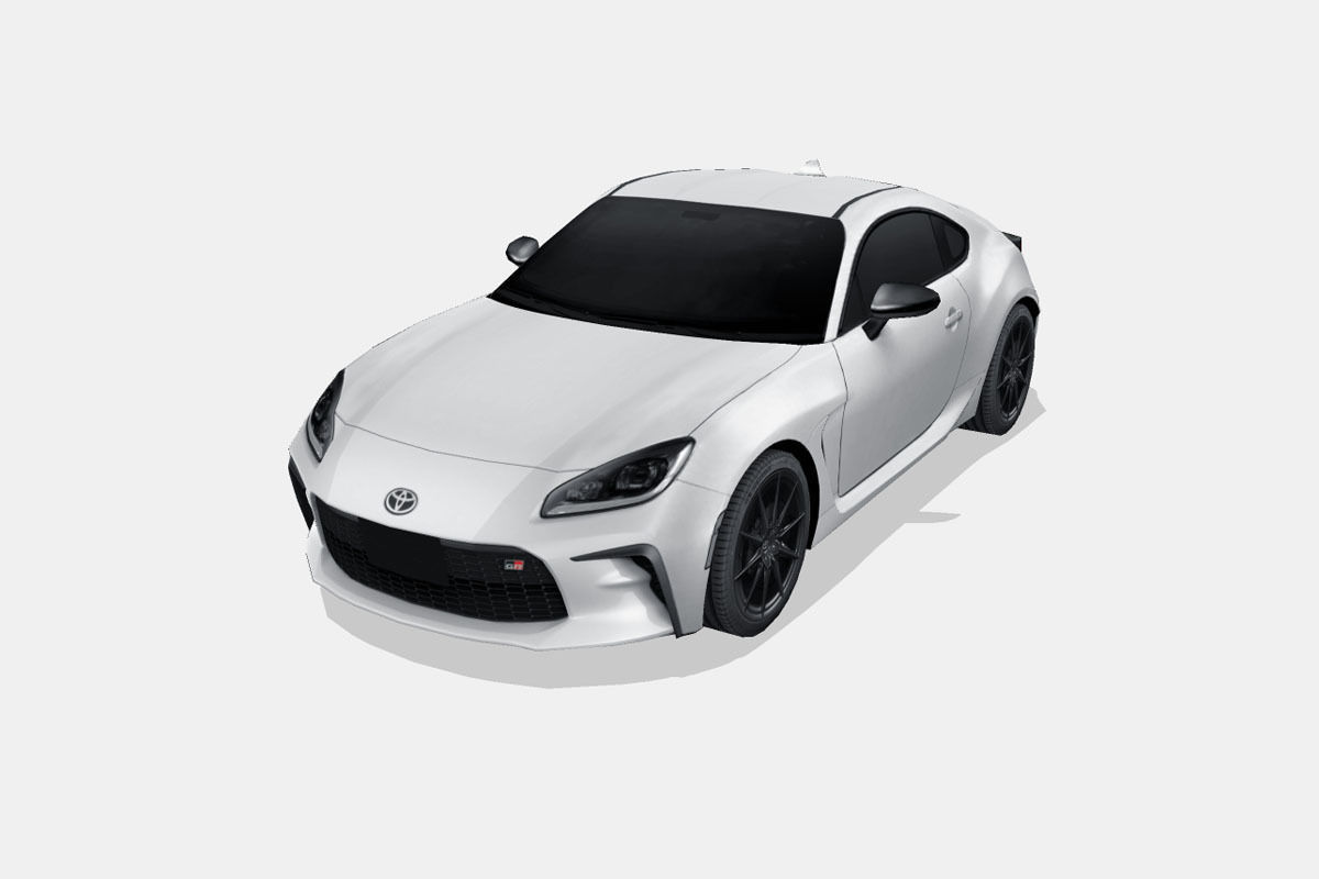Toyota GR 86 2022 Low-poly 3D model_5