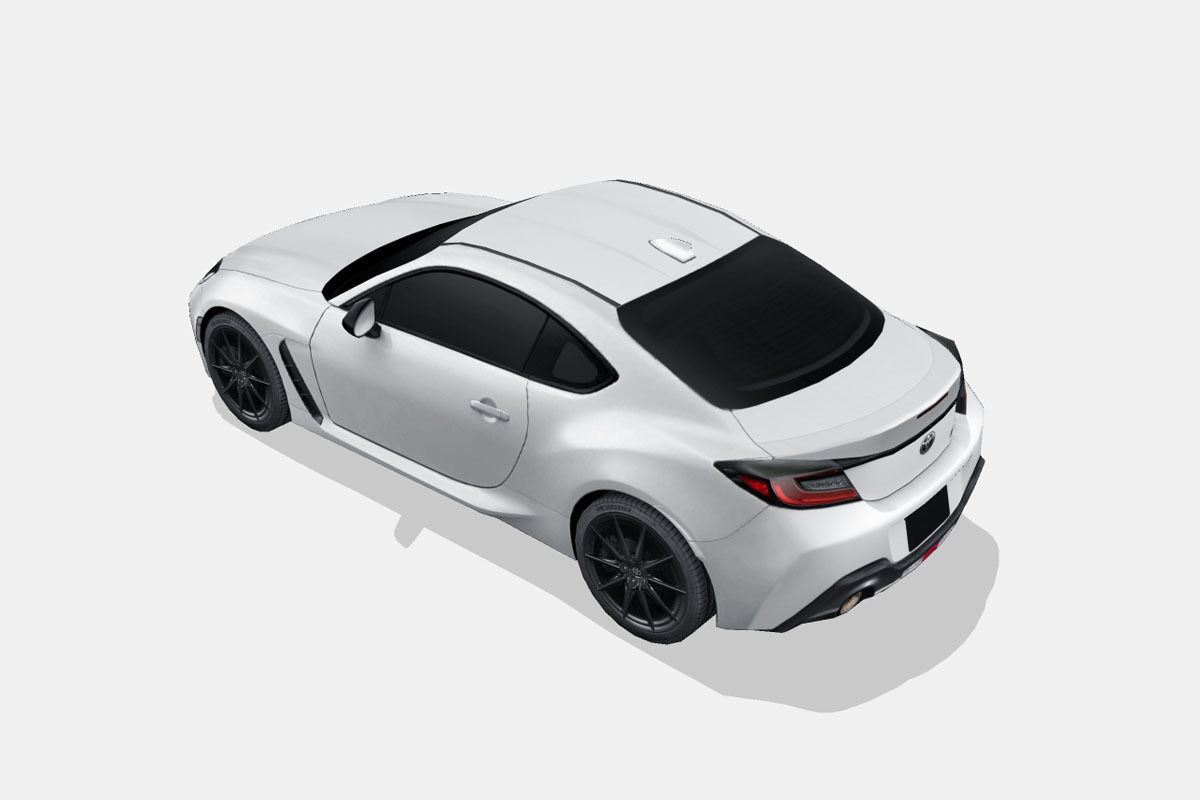 Toyota GR 86 2022 Low-poly 3D model_7