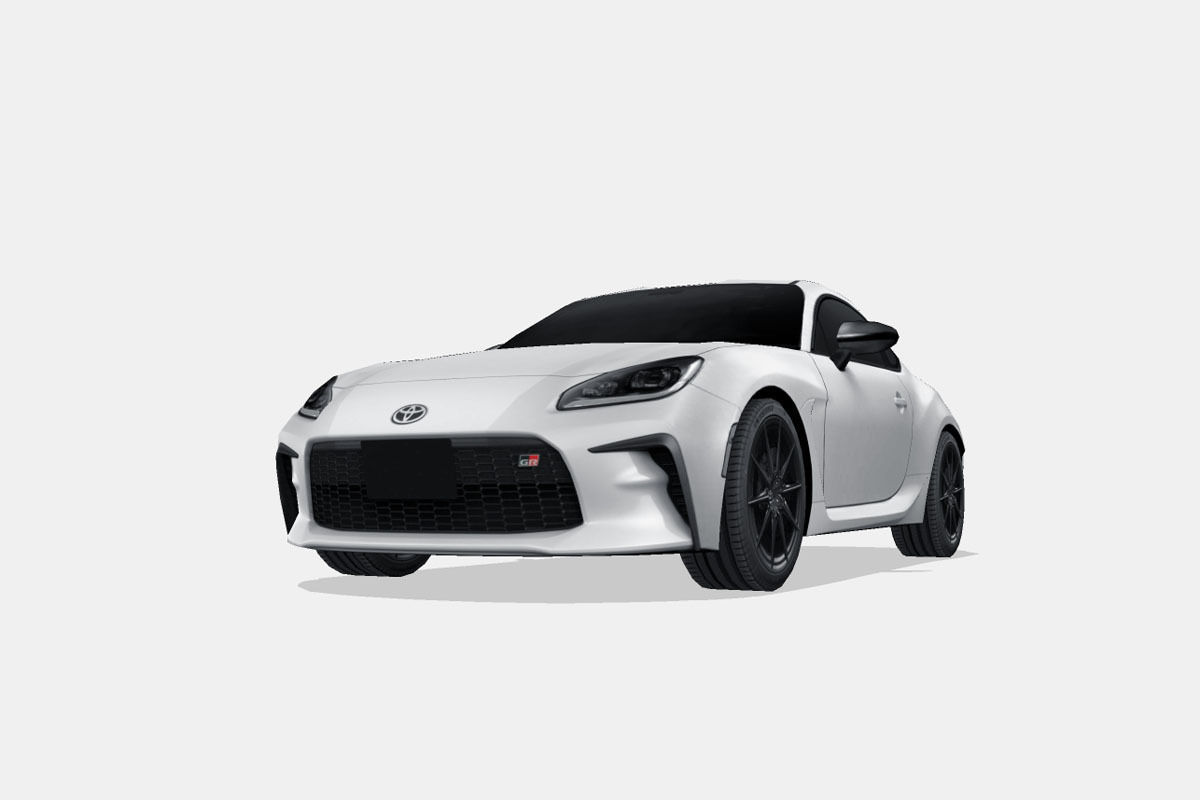 Toyota GR 86 2022 Low-poly 3D model_4