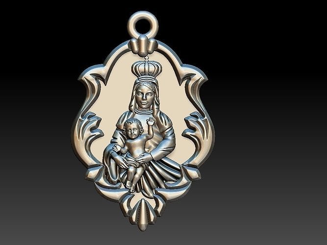 Our Lady of Glory  Nossa Senhora da Gloria 3D print model