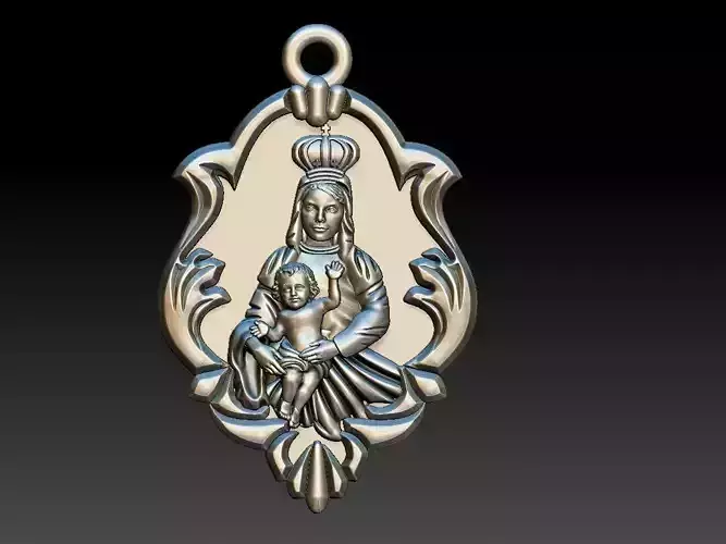 Our Lady of Glory  Nossa Senhora da Gloria 3D print model