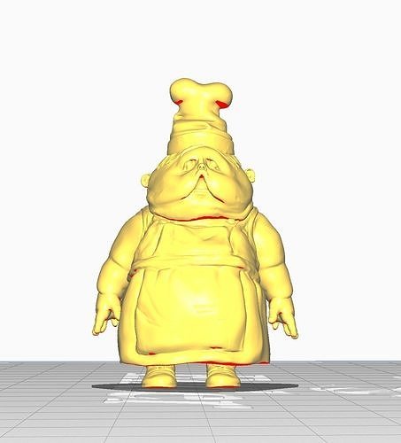 LITTLE NIGHTMARES CHEF 3D print model